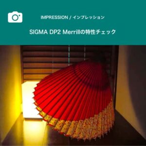 SIGMA DP2 Merrillの特性チェック