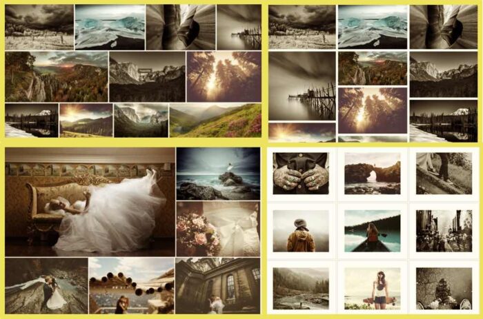 写真の並べ方で変化するギャラリー