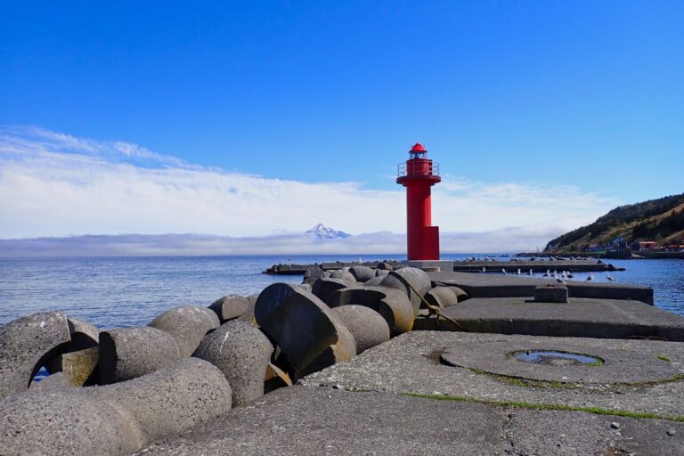 礼文島から利尻富士