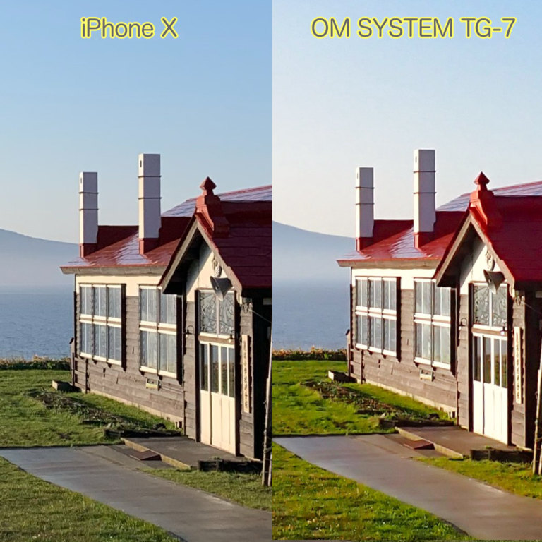 比較 TG-7 vs iPhone X